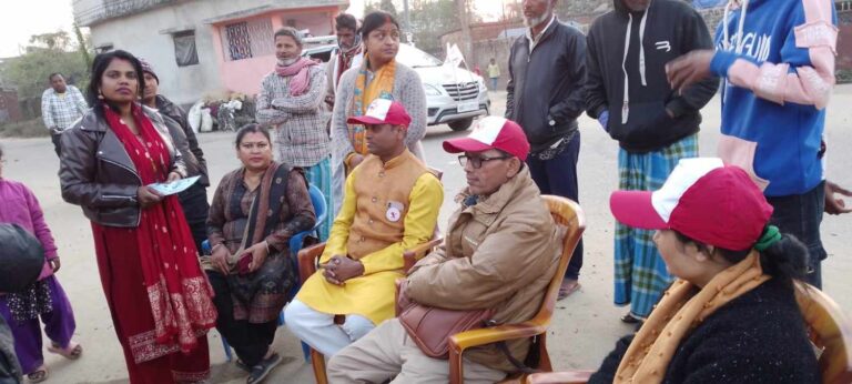 जनमत पार्टी पर्सा क्षेत्र नं.२को घरदैलो कार्यक्रम सम्पन्न